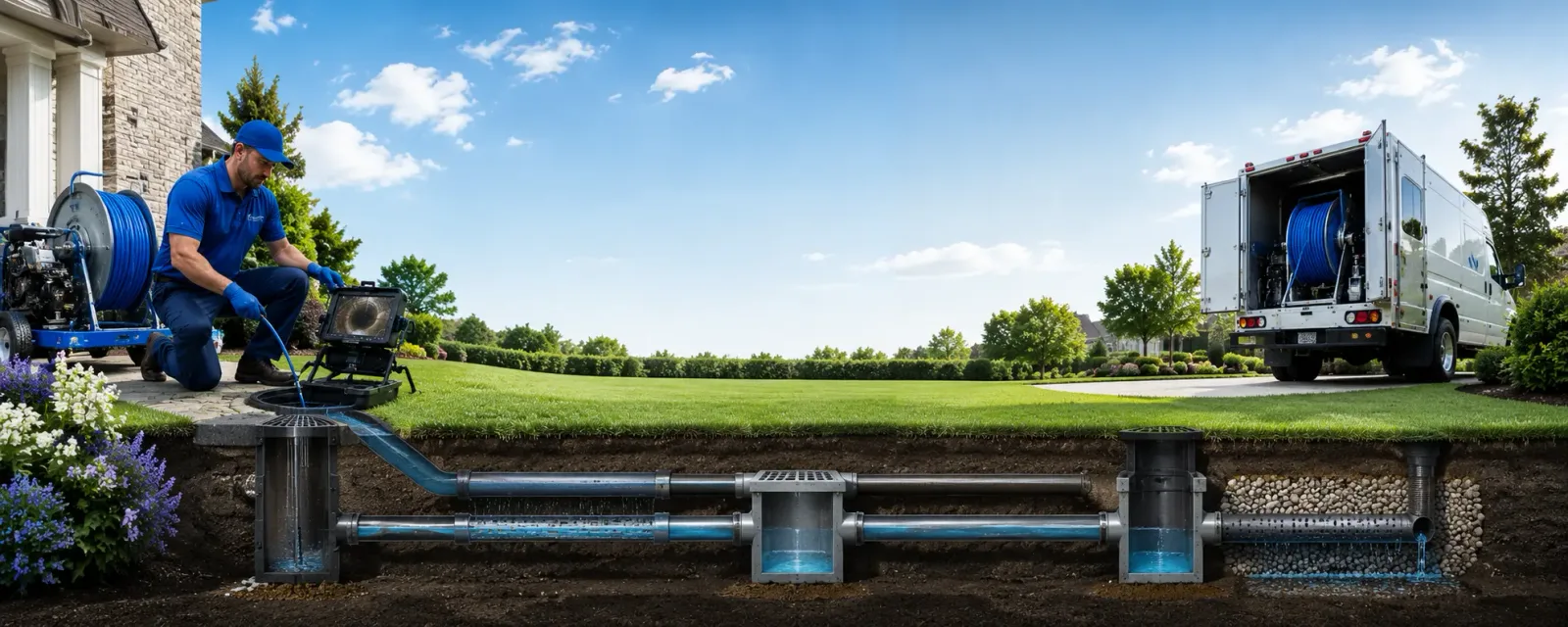 Outdoor drain cleaning information for New Era, MI