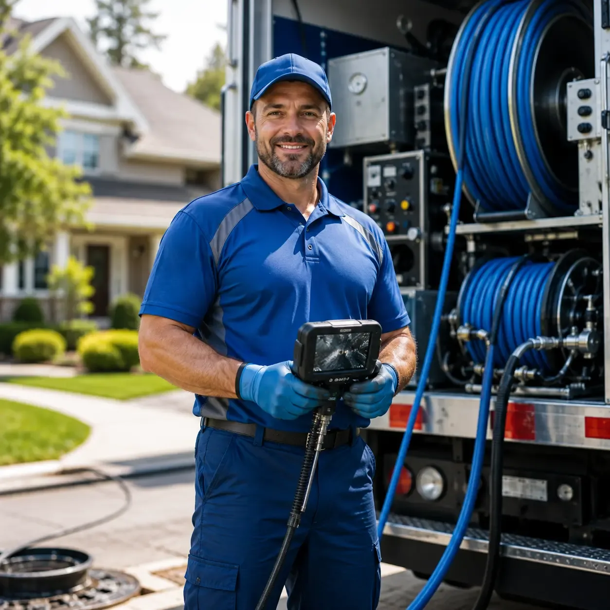 Local outdoor drain cleaning specialists in New Era, MI